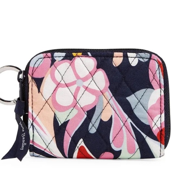Vera Bradley Cotton RFID Petite Zip-Around Wallet - One Size / Mod Paisley × 1 - Picture 1 of 1